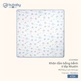 Khăn tắm bồng bềnh 6 lớp Muslin Bubaby