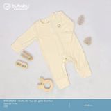Body dài tay cài giữa Bambus Bubaby