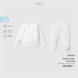 Bộ dài cài thẳng màu trắng Nous