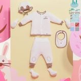 Bộ dài tay Little Love cài giữa smoothy