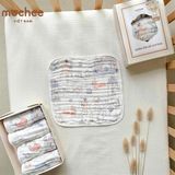 Khăn sữa xô cotton họa tiết cổ tích Mochee