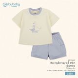 Bộ ngắn tay cổ tròn Bamco Bubaby