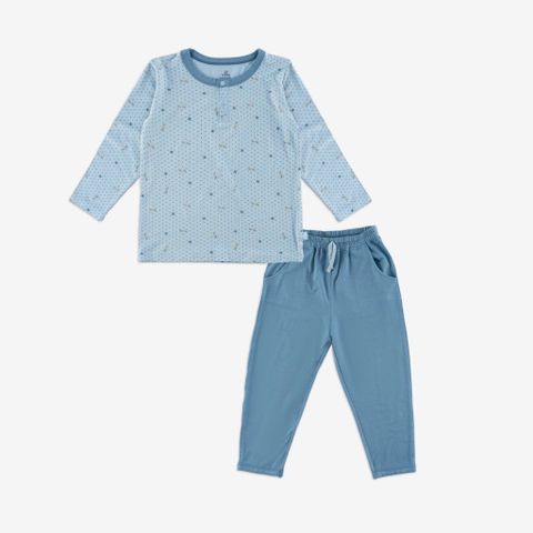 Bộ dài tay cổ trụ Bambus Gami Bubaby BBB110303.18ME29