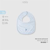 Yếm tròn kẻ xanh da trời Nous