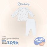 Bộ dài tay cài chéo Mimo Bubaby BCT110802.0NBE28