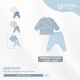 Bộ dài tay raglan cài giữa Dona Bubaby BBB1102DN.M13G29