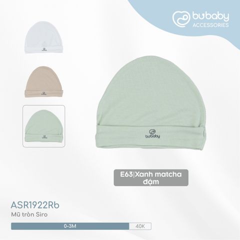 Mũ tròn siro Bubaby ASR1922Rb.03MC32