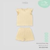 Bộ cộc ba lỗ màu vàng Nous NB3S25-SC1-U02-SY-6M