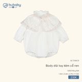 Body dài tay kèm cổ ren Bubaby