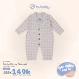 Body dài tay giả vest Bubaby BCT215800.09MA52