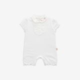 Body ngắn tay cổ Peterpan bé gái Bubaby BBC2303BG.06MA12