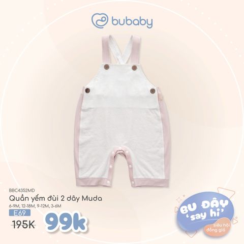 Quần yếm đùi 2 dây Muda Bubaby BBC4352MD.12ME64