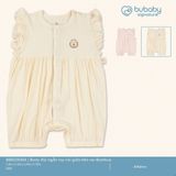 Body đùi ngắn tay cài giữa bèo vai Bambus Bubaby BBB230204.06MA08