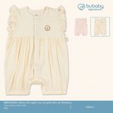 Body đùi ngắn tay cài giữa bèo vai Bambus Bubaby BBB230204.06MA08
