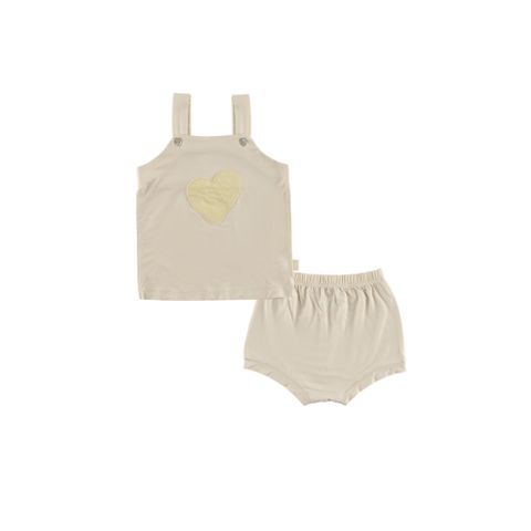 Bộ hai dây quần đùi bé gái Gami Bubaby BBB153101.18MA10