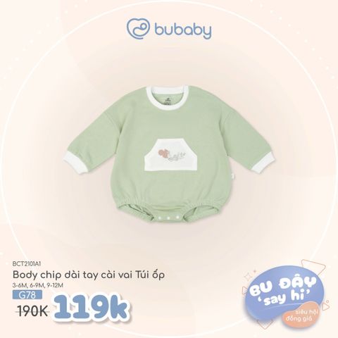 Body chip dài tay cài vai Túi ốp Bubaby BCT2101A1.12MG78
