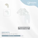 Bộ dài tay Bộ dài tay cài chéo Túi ngực Dona Bubaby BBB1108TN.0NBF89