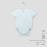 Bodysuit cộc tay kẻ xanh trắng Nous NB2S25-TB2-M10-CB-0M