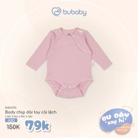 Body chip dài tay cài lệch Bubaby BSR210701.M13A12