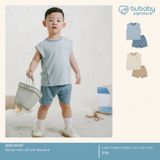 Bộ sát nách cổ tròn Bambus Bubaby