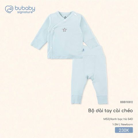 Bộ dài tay cài chéo Bubaby
