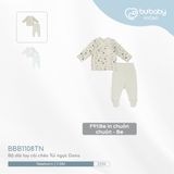 Bộ dài tay Bộ dài tay cài chéo Túi ngực Dona Bubaby BBB1108TN.0NBF89