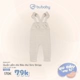 Quần yếm dài Bèo đai Siro Stripy Bubaby BSR4163ST.09MG33