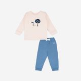 Promo Bộ dài tay cổ tròn Terry 110404 Bubaby