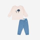 Promo Bộ dài tay cổ tròn Terry 110404 Bubaby