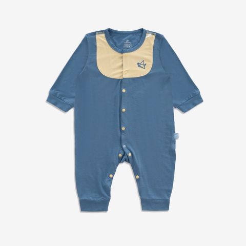 Body dài tay cài giữa đáp ngực Bambus Gami Bubaby BBB210207.06MA82