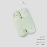 Gối chặn tai gấu màu xanh lá nhạt NB Nous NB1S25-AP2-M01-PG-NB