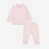 Promo Bộ dài tay cài chéo Bambus 110801 Bubaby