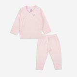 Promo Bộ dài tay cài chéo Bambus 110801 Bubaby