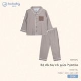 Bộ dài tay cài giữa Pyjamas Bubaby
