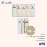 Khăn sữa muslin Pack 5 (30x30cm) Bubaby
