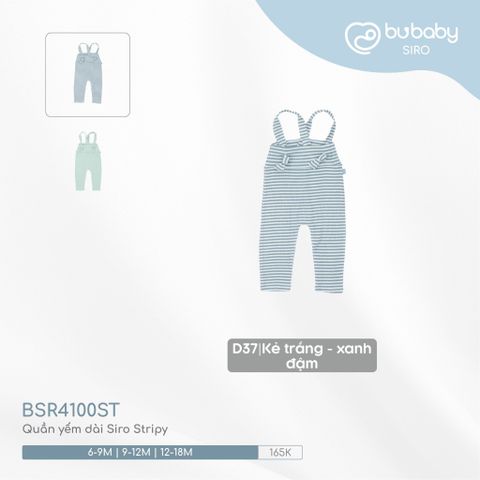 Quần yếm dài Siro Stripy Bubaby BSR4100ST.18MD37