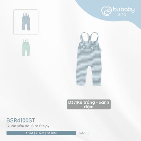Quần yếm dài Siro Stripy Bubaby BSR4100ST.18MD37