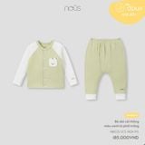 Bộ dài cài thẳng màu xanh lá phối trắng NB Nous NB1S25-SC3-M04-PG-NB