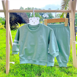 Bộ dài tay Hrnee thể thao da cá