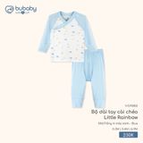 Bộ dài tay cài chéo Little Rainbow Bubaby