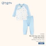 Bộ dài tay cài chéo Little Rainbow Bubaby