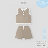 Bộ ba lỗ màu nâu ghi Nous NB3S25-SC1-M08-PA-6M