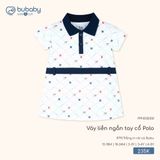 Váy liền ngắn tay cổ Polo Bubaby