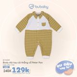 Body dài tay cài thẳng cổ Peter Pan Bubaby BCT2102PP.06MA89