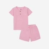 Promo Bộ ngắn tay Cổ tròn bổ nẹp Molist 130404 Bubaby