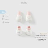 Set bao tay, bao chân trắng họa tiết cá Nous