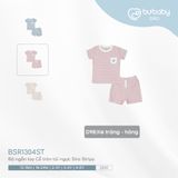 Bộ ngắn tay Cổ tròn túi ngực Siro Stripy Bubaby BSR1304ST.04YD98
