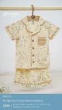 Bộ ngắn tay cài giữa Pyjamas Bambus Bubaby