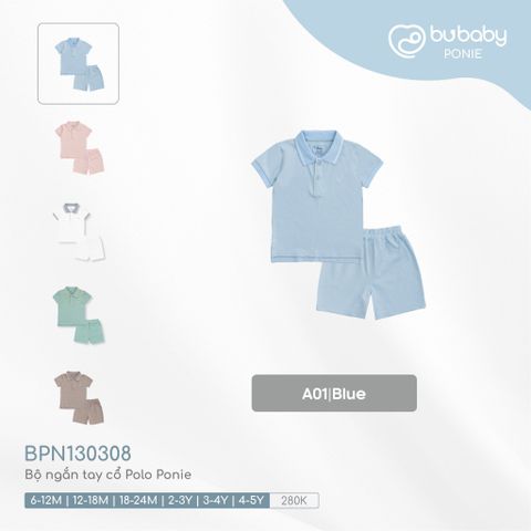 Bộ ngắn tay cổ Polo Ponie Bubaby BPN130308.03YA51