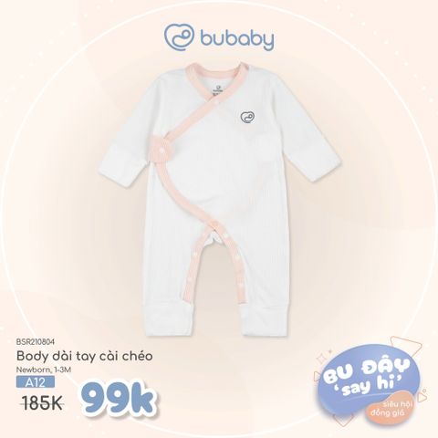 Body dài tay cài chéo Bubaby BSR210804.0NBA12